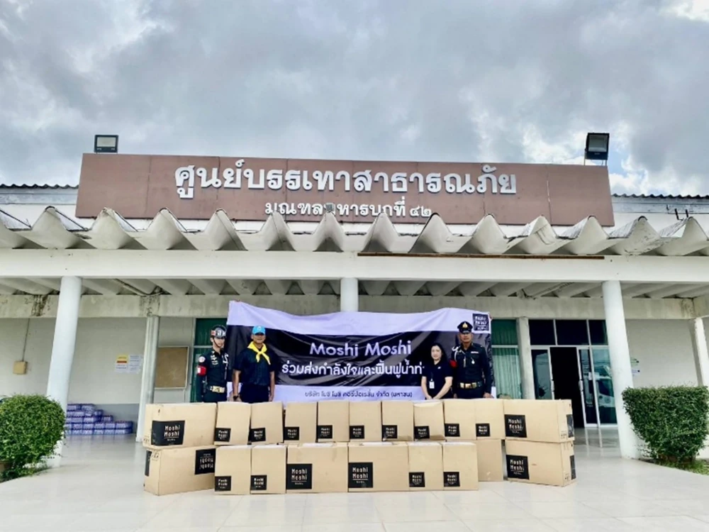 Moshi Moshi Continues to Provide Aid to Hat Yai Flood Victims